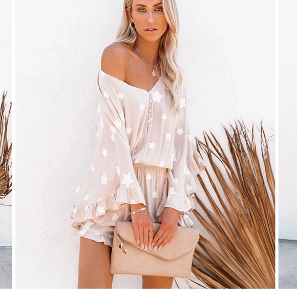Beyond the Sea Kimono Star Romper - Picture 8 of 11